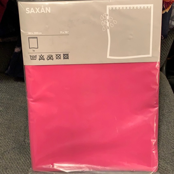 IKEA Bath Ikea New Hot Pink Shower Curtain Poshmark